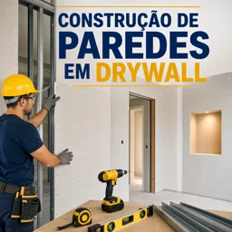 Imagem do Curso gratuito Construção de paredes em Drywall