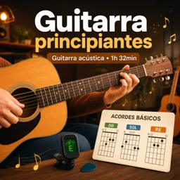 Imagen del curso gratis Guitarra principiantes