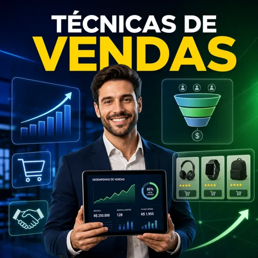 Imagem do Curso gratuito Técnicas de vendas