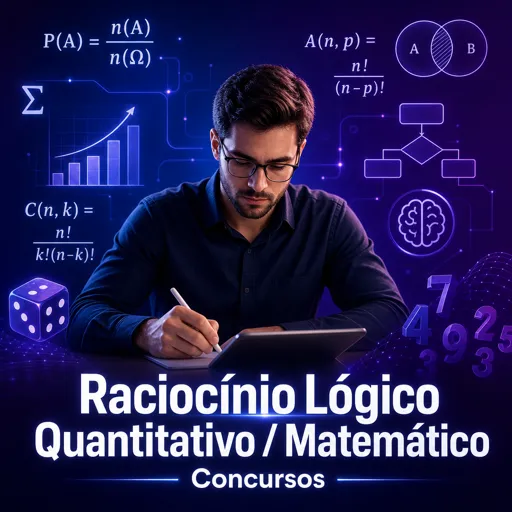 Imagem do Curso gratuito Raciocínio lógico Quantitativo / Matemático