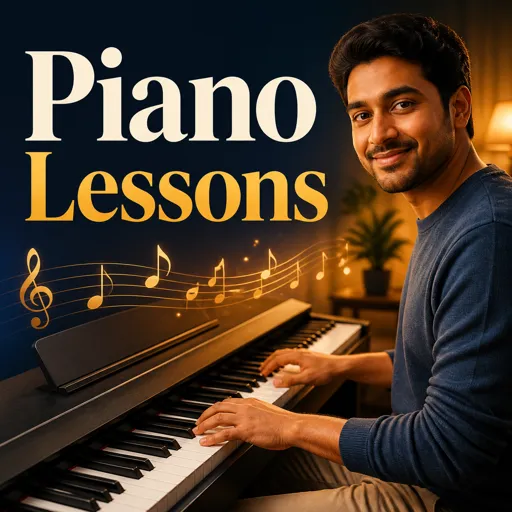 मुफ्त कोर्स की इमेज Piano lessons