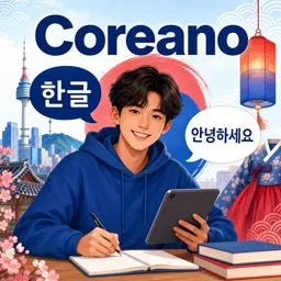 Imagem do Curso gratuito Coreano