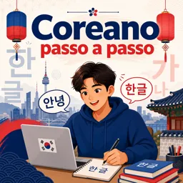 Imagem do Curso gratuito Coreano passo a passo