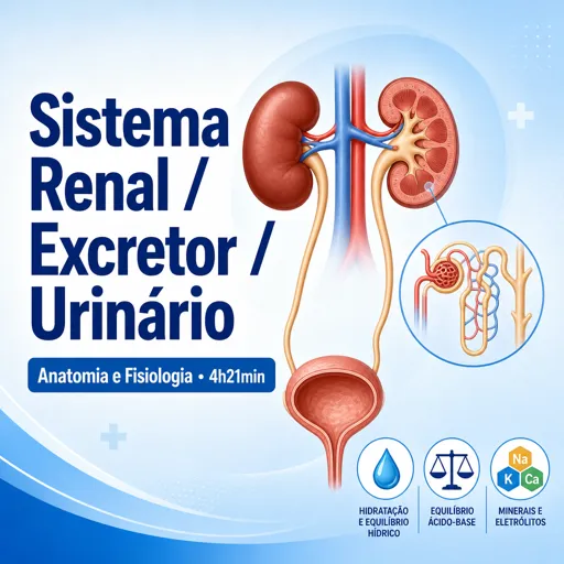 Imagem do Curso gratuito Sistema renal / excretor / urinário