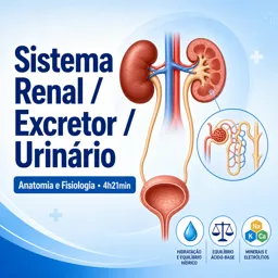 Imagem do Curso gratuito Sistema renal / excretor / urinário