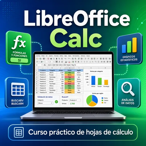 Imagen del curso gratis LibreOffice Calc