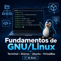Imagen del curso gratis Fundamentos de GNU/Linux