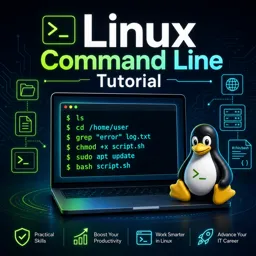 Free Course Image Linux command line tutorial