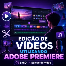 Imagem do Curso gratuito Edição de vídeos utilizando Adobe Premiere