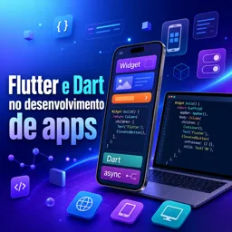 Imagem do Curso gratuito Flutter e Dart no desenvolvimento de apps