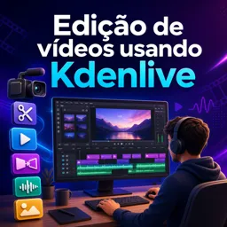 Imagem do Curso gratuito Edição de vídeos usando Kdenlive