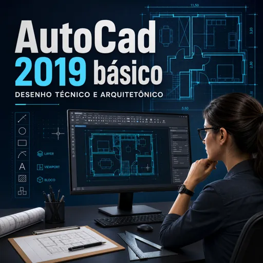Imagem do Curso gratuito  AutoCad 2019 básico