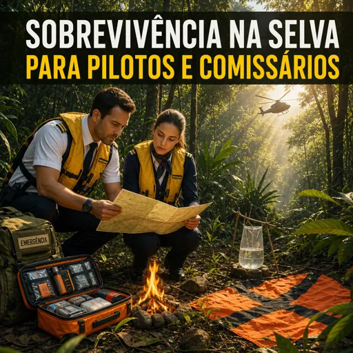 Imagem do Curso gratuito  Sobrevivência na Selva para pilotos e comissários