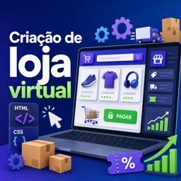 Imagem do Curso gratuito   Criação de loja virtual