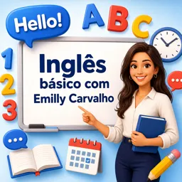 Imagem do Curso gratuito Inglês básico com Emilly Carvalho