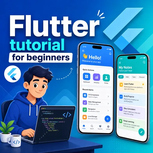 Free Course Image Flutter tutorial for beginners