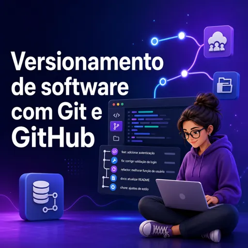 Imagem do Curso gratuito Versionamento de software com Git e GitHub