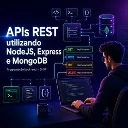 Imagem do Curso gratuito APIs REST utilizando NodeJS, Express e MongoDB