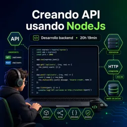 Imagen del curso gratis Creando API usando NodeJs