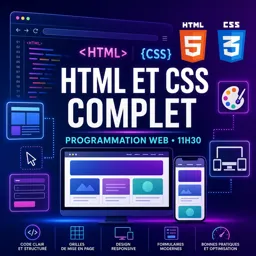 Image de cours gratuite HTML et CSS complet