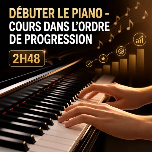 Image de cours gratuite Débuter le piano - Cours dans lordre de progression