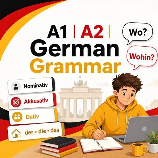 Free Course Image A1 | A2 | German Grammar