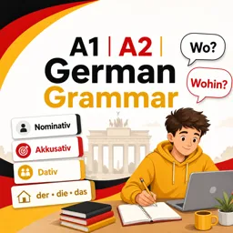 Free Course Image A1 | A2 | German Grammar