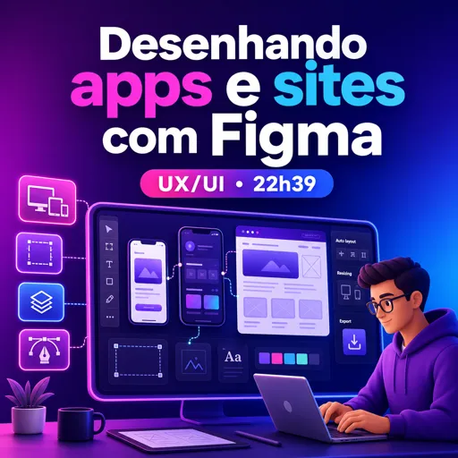 Imagem do Curso gratuito Desenhando apps e sites com Figma