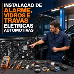 Imagem do Curso gratuito Instalação de alarme, vidros e travas elétricas automotivas