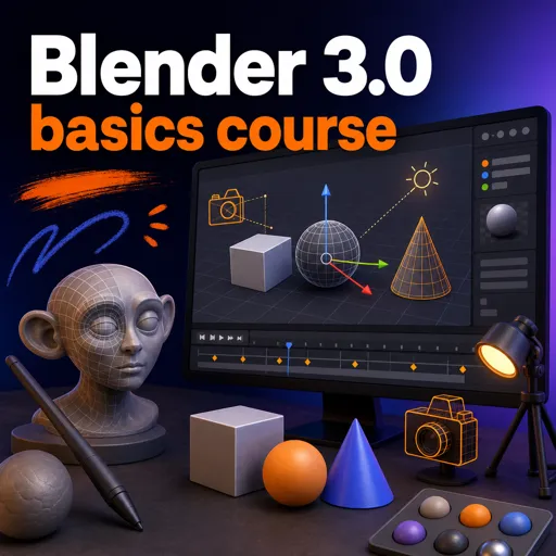 Free Course Image Blender 3.0 basics course