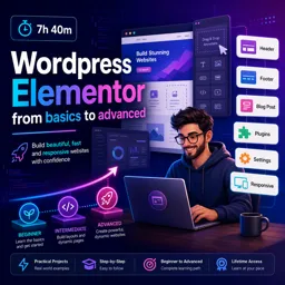 Free Course Image Wordpress Elementor from basics to advanced