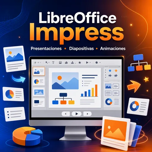Imagen del curso gratis LibreOffice Impress