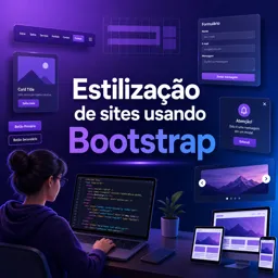 Imagem do Curso gratuito Estilização de sites usando Bootstrap
