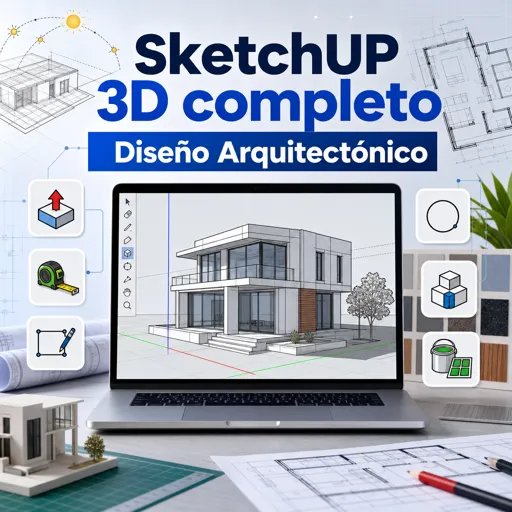 Imagen del curso gratis SketchUP 3D completo
