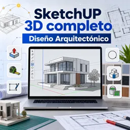 Imagen del curso gratis SketchUP 3D completo