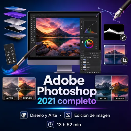 Imagen del curso gratis Adobe Photoshop 2021 completo