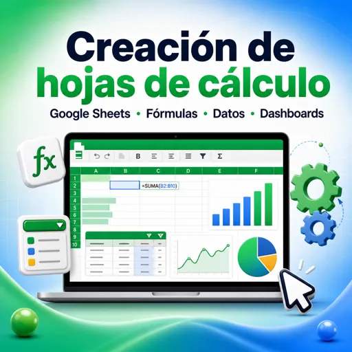 Imagen del curso gratis Creación de hojas de cálculo