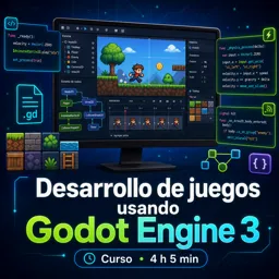 Imagen del curso gratis Desarrollo de juegos usando Godot Engine 3