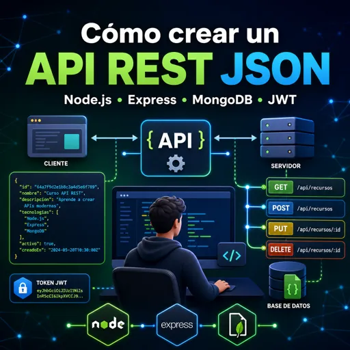 Imagen del curso gratis Cómo crear un API REST JSON