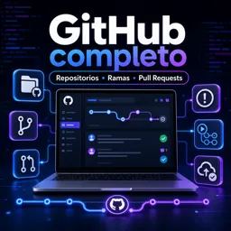 Imagen del curso gratis GitHub completo