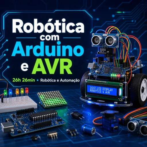 Imagem do Curso gratuito Robótica com arduino e AVR