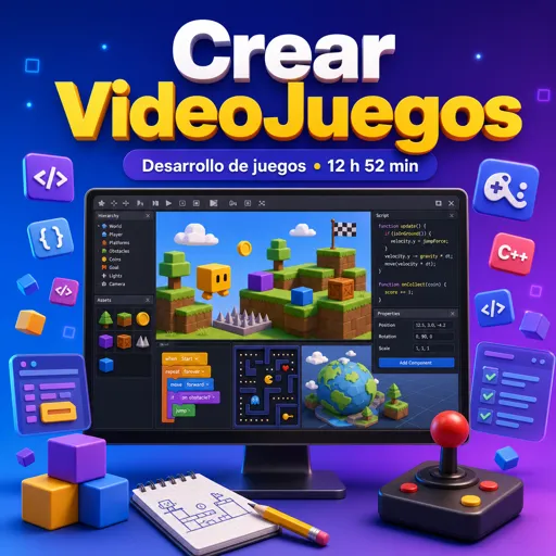 Imagen del curso gratis Crear VideoJuegos