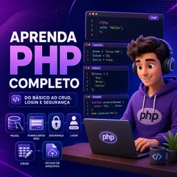 Imagem do Curso gratuito Aprenda PHP completo