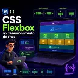 Imagem do Curso gratuito CSS Flexbox no desenvolvimento de sites