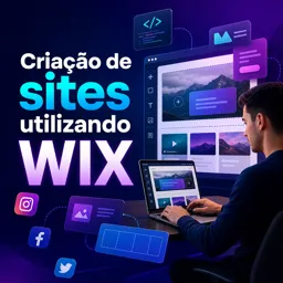 Imagem do Curso gratuito Criação de sites utilizando WIX