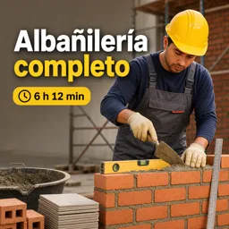 Imagen del curso gratis Albañilería completo