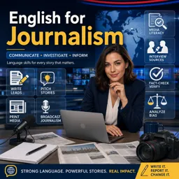 Free Course Image English for Journalism