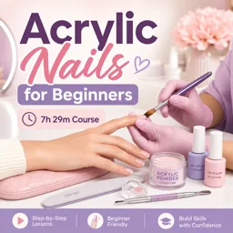 Free Course Image Acrylic nails for beginners