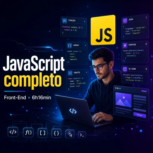 Imagem do Curso gratuito JavaScript completo