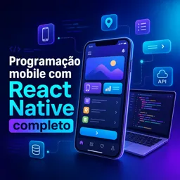Imagem do Curso gratuito Programação mobile com React Native completo
